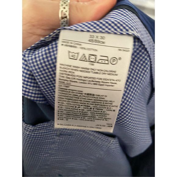 Banana Republic Modern Slim Fit Mid Blue Pant, Front-Pleat, Men's Size 33 x 30 - Picture 4 of 6